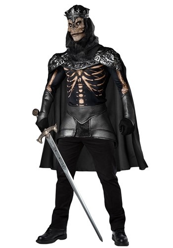 Mens Skeleton King Costume