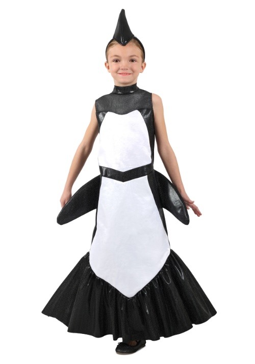 Girl's Orca Mermaid Costume