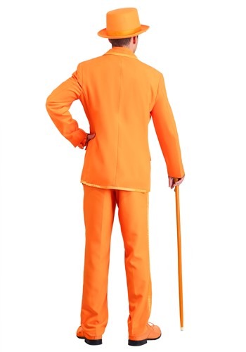 Bright Orange Tuxedo Plus Size Costume for Men