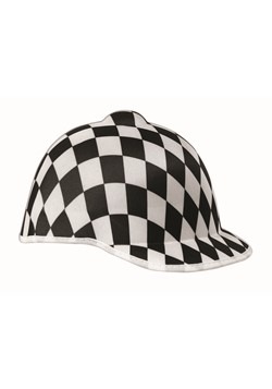 Black Checkered Jockey Hat1
