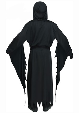 Costume Scream Ghostface Pour Halloween – Kit Complet Avec Masque, Vêtements Noirs Et Couteau Jouet