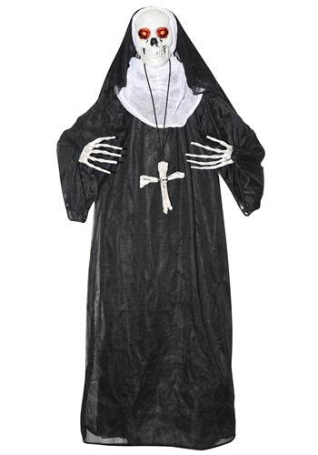 Animated Nun Prop Halloween Decor