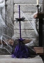 Purple Animated Shaking Broom Decor update