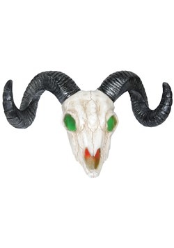 Light Up Ram Skull Halloween Prop Decor