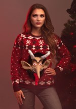 Adult 3D Krampus Ugly Christmas Sweater