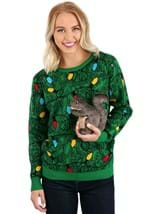 Adult 3D Squirrel in the Christmas Tree Ugly Sweater Alt 4