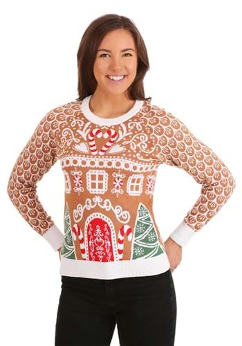Gingerbread | Christmas | Sweater | House | Women | Ugly