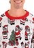 Adult Repeating Santa Pattern Ugly Christmas Sweater Alt 4