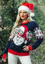 Adult Vintage Santa Ugly Christmas Sweater Alt 6