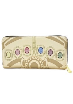 Loungefly Marvel Infinity Gauntlet Faux Leather Zip Wallet1