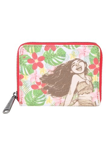 Loungefly Moana Canvas and Burlap Mini Wallet upd