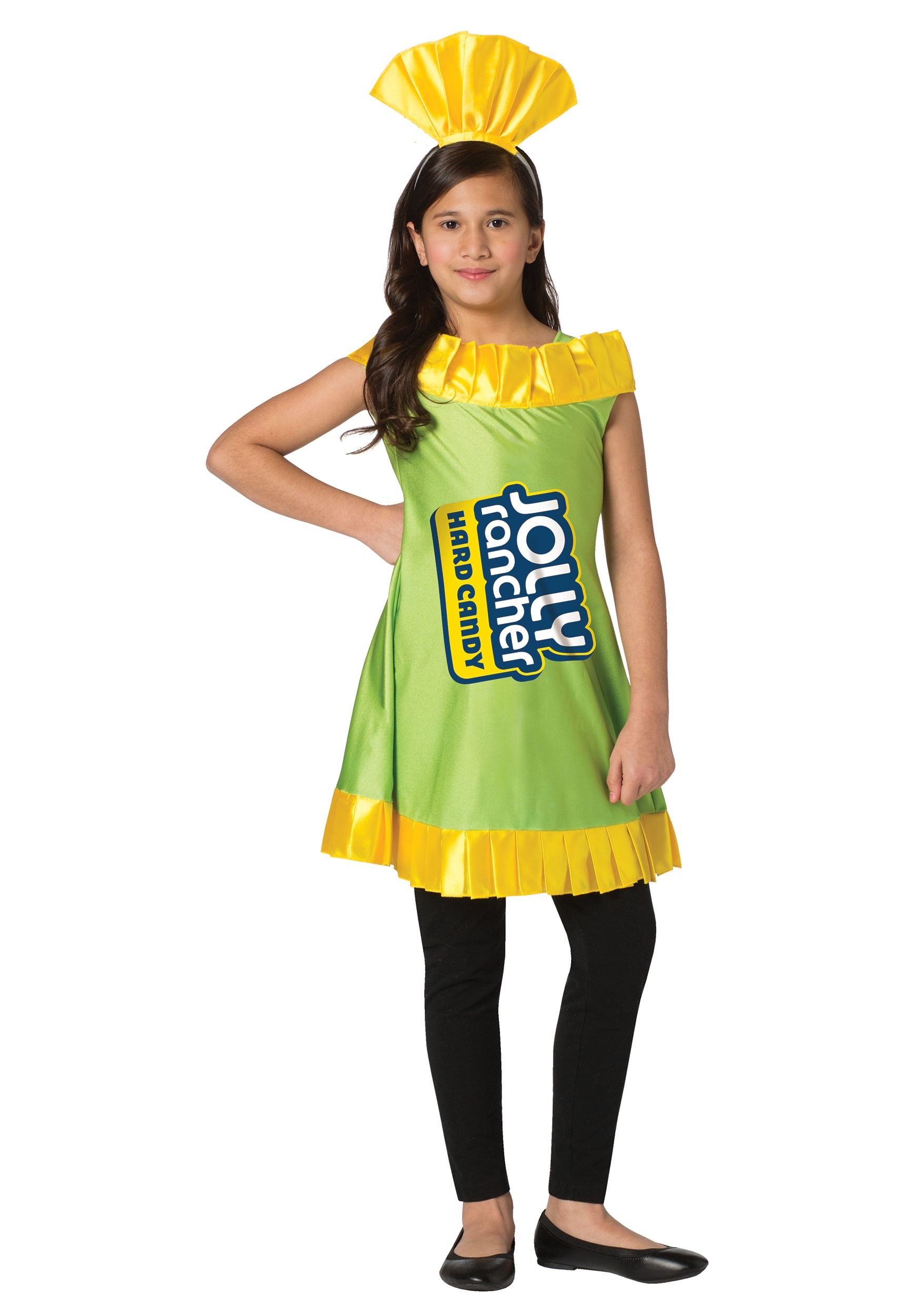 Photos - Fancy Dress Morris Costumes Jolly Rancher Apple Jolly Rancher Girl's Costume Green/ 