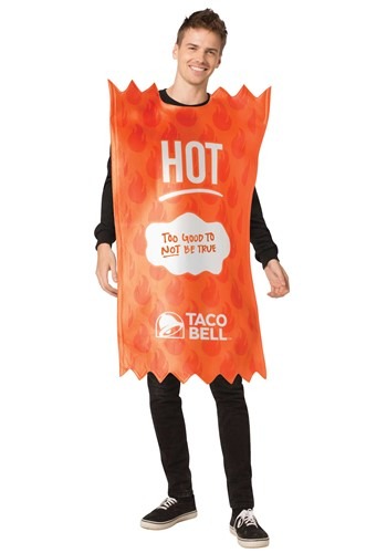 Hot Taco Bell Sauce Packet Costume for Adults