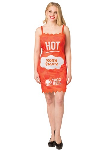 Taco Bell Women's Hot Taco Bell Sauce Packet Costume