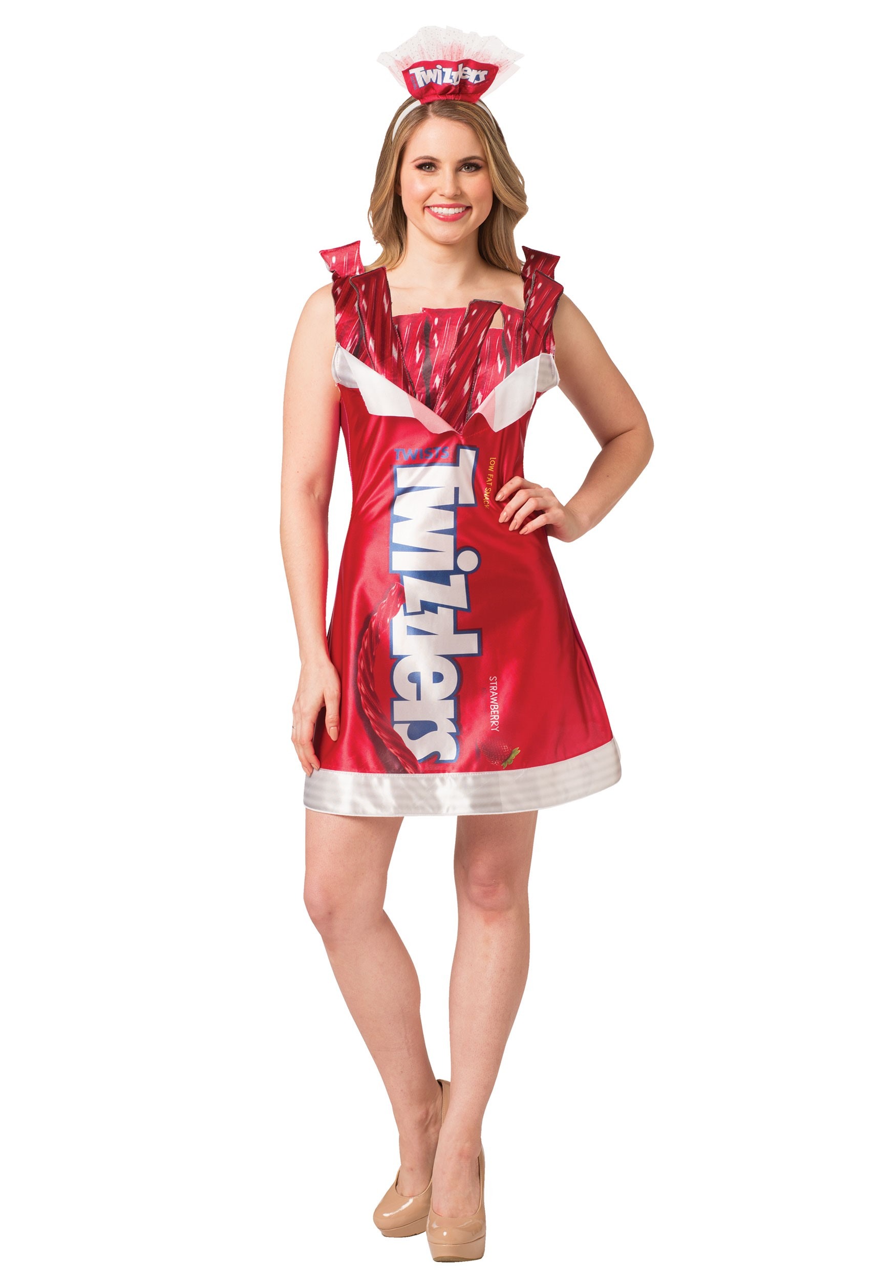 Photos - Fancy Dress Morris Costumes Twizzlers Women's Costume Red/White MO3594 