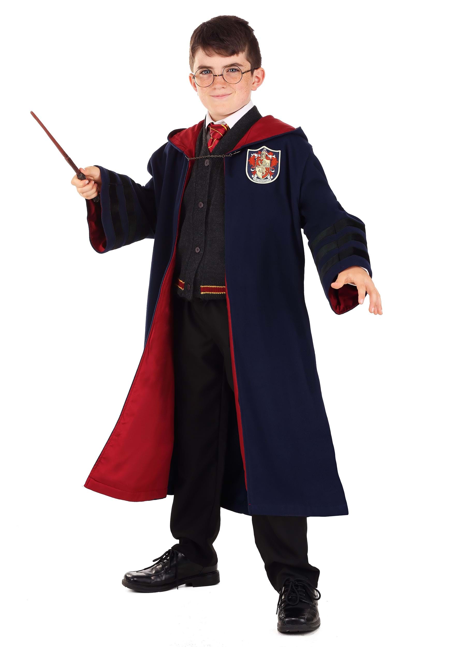 Photos - Fancy Dress Vintage FUN Costumes  Hogwarts Gryffindor Robe Kid's Costume Blue/Red E 