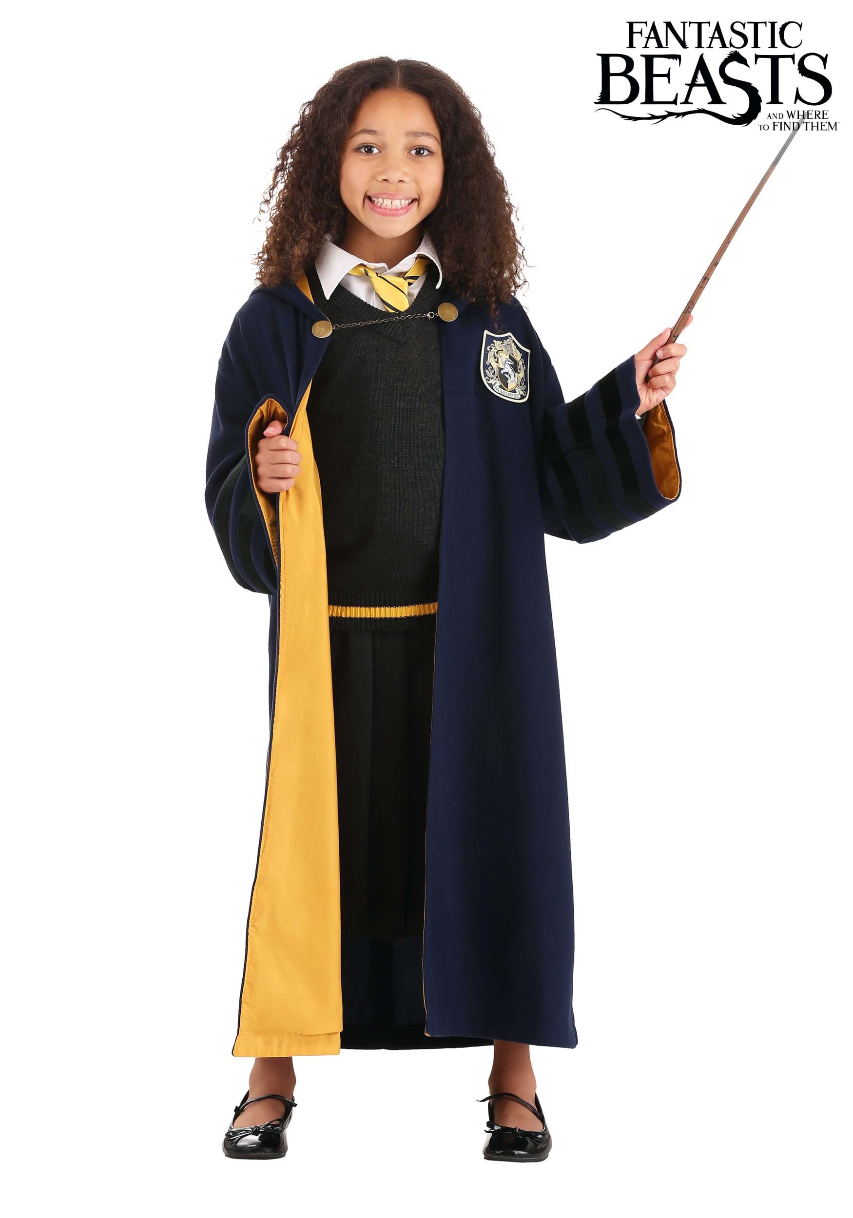 Harry Potter Costume Necktie Official Hogwarts Wizarding World Kids Costume Breakaway Child Size Tie 