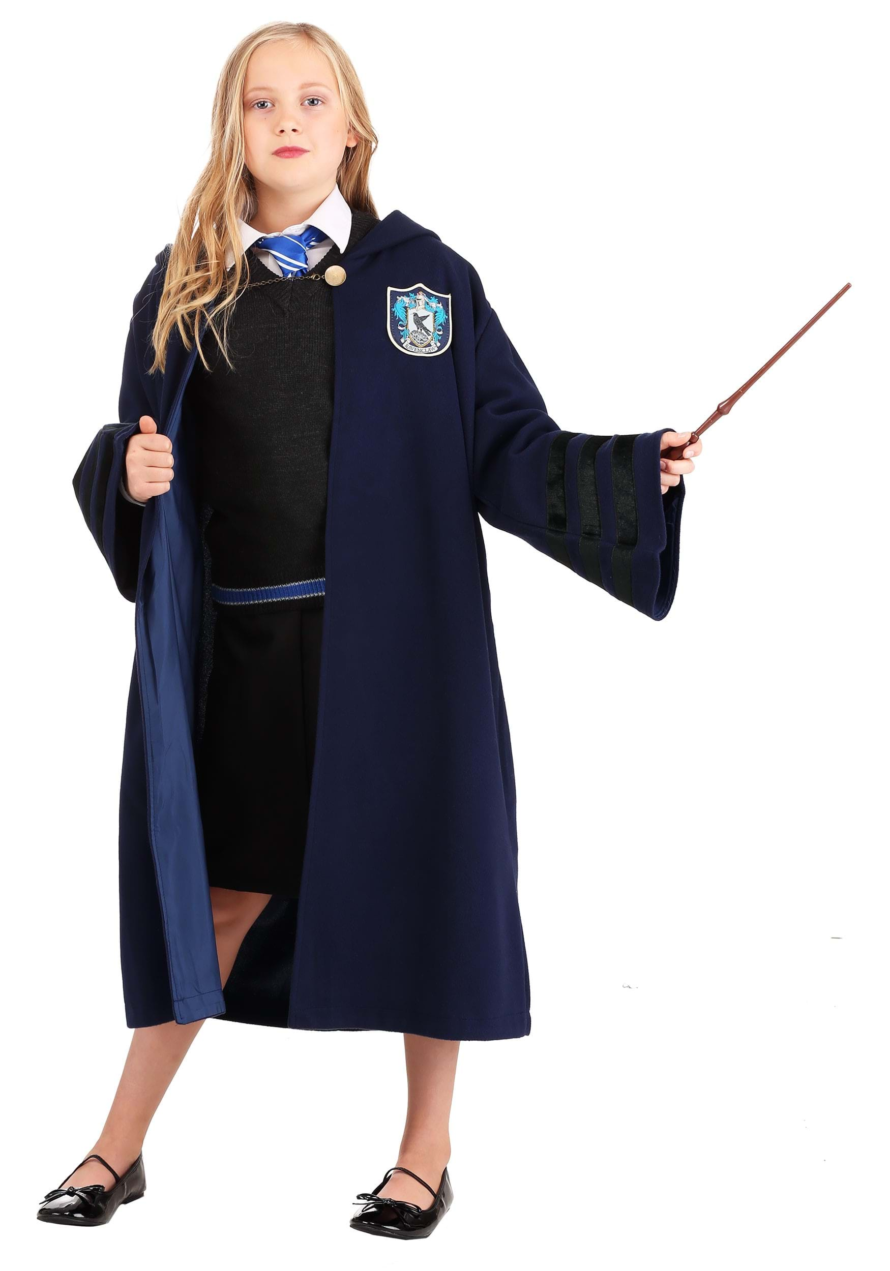 Vintage Hogwarts Slytherin Costume Robe for Kids