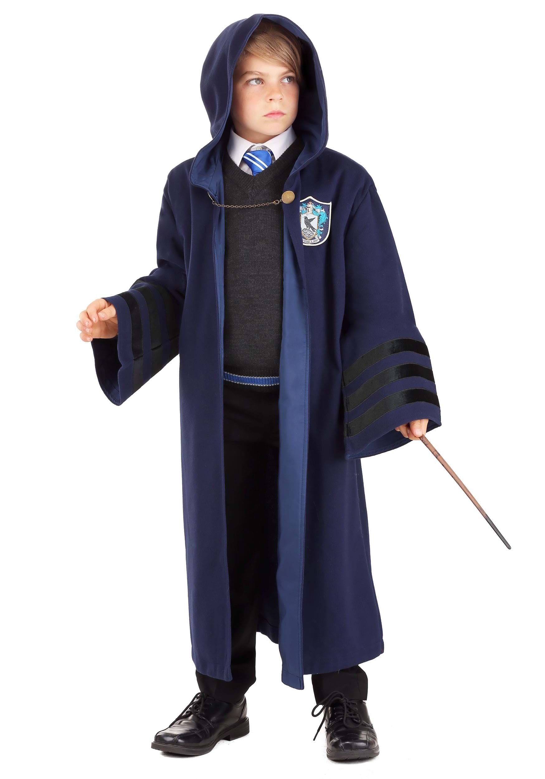 Vintage Hogwarts Ravenclaw Costume Robe for Kids