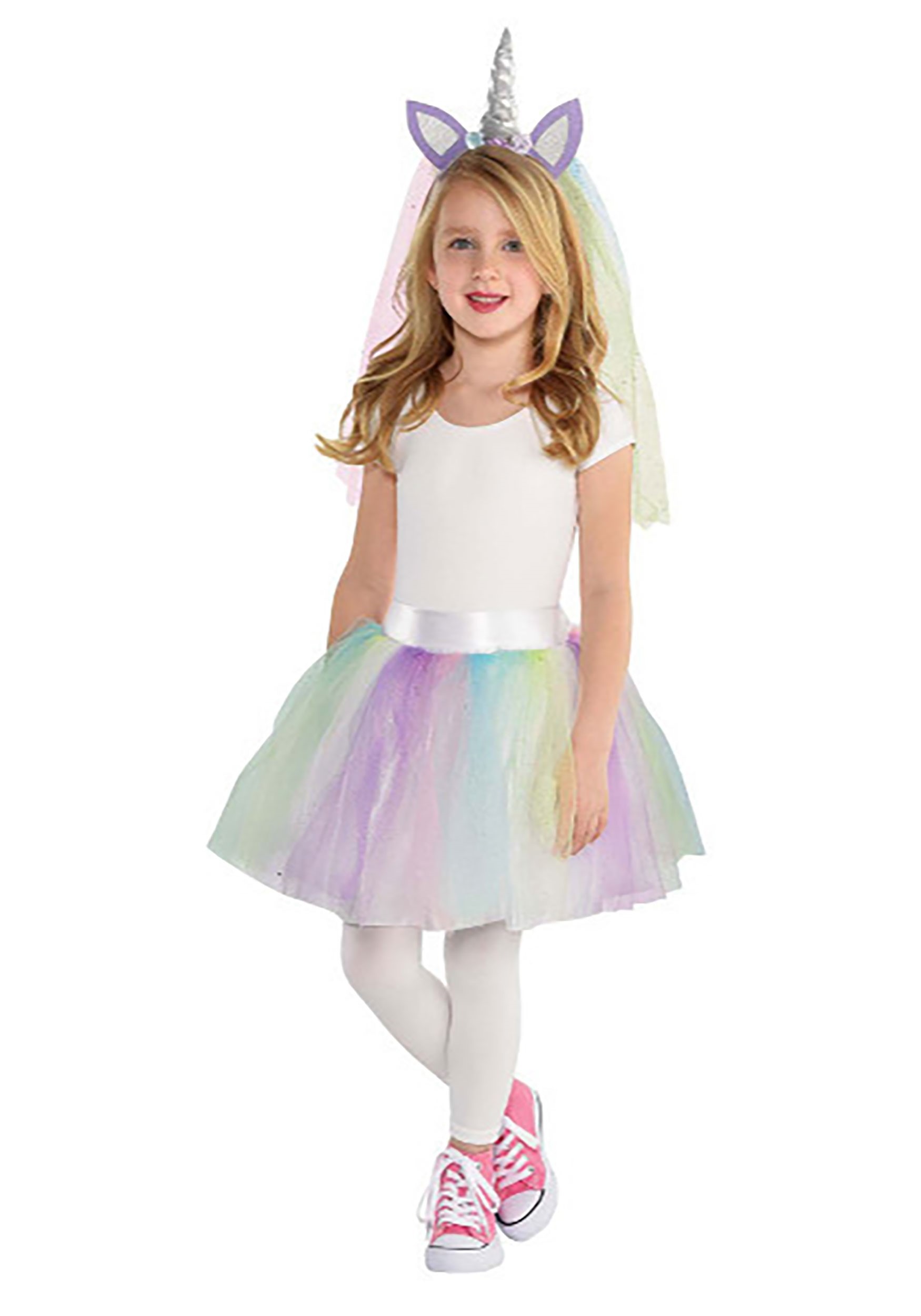Kids Unicorn Rainbow Accessory Costume Kit