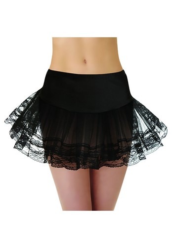 Lace Petticoat Black
