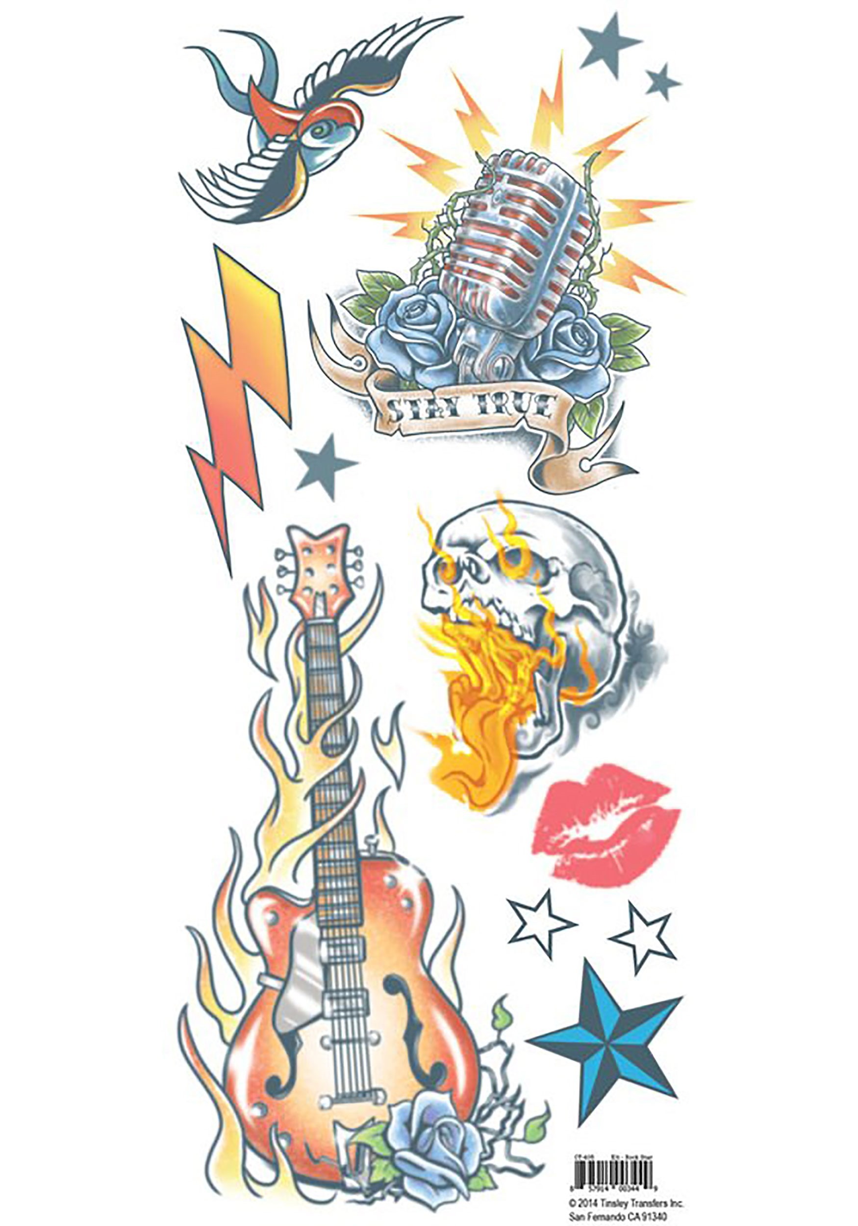 20 Sheets Rock and Roll Temporary Tattoos Rock Star Party Favors Rock Party  Decorations Supplies Gifts for Rock Theme Party 80s 90s Rock Party Goodie  Bags Stuffers  Amazoncouk Beauty