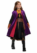Frozen 2 Girls Anna Deluxe Costume Alt 1