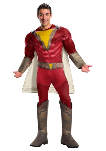 Men's Shazam! Deluxe Costume