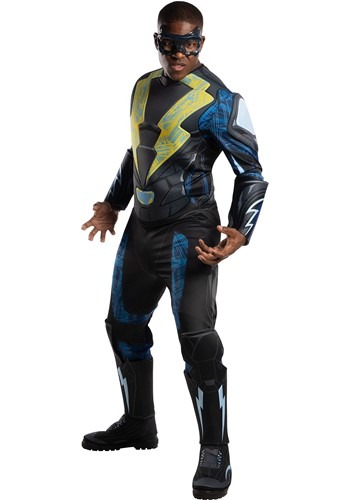 Black Lightning Deluxe Costume for Adults