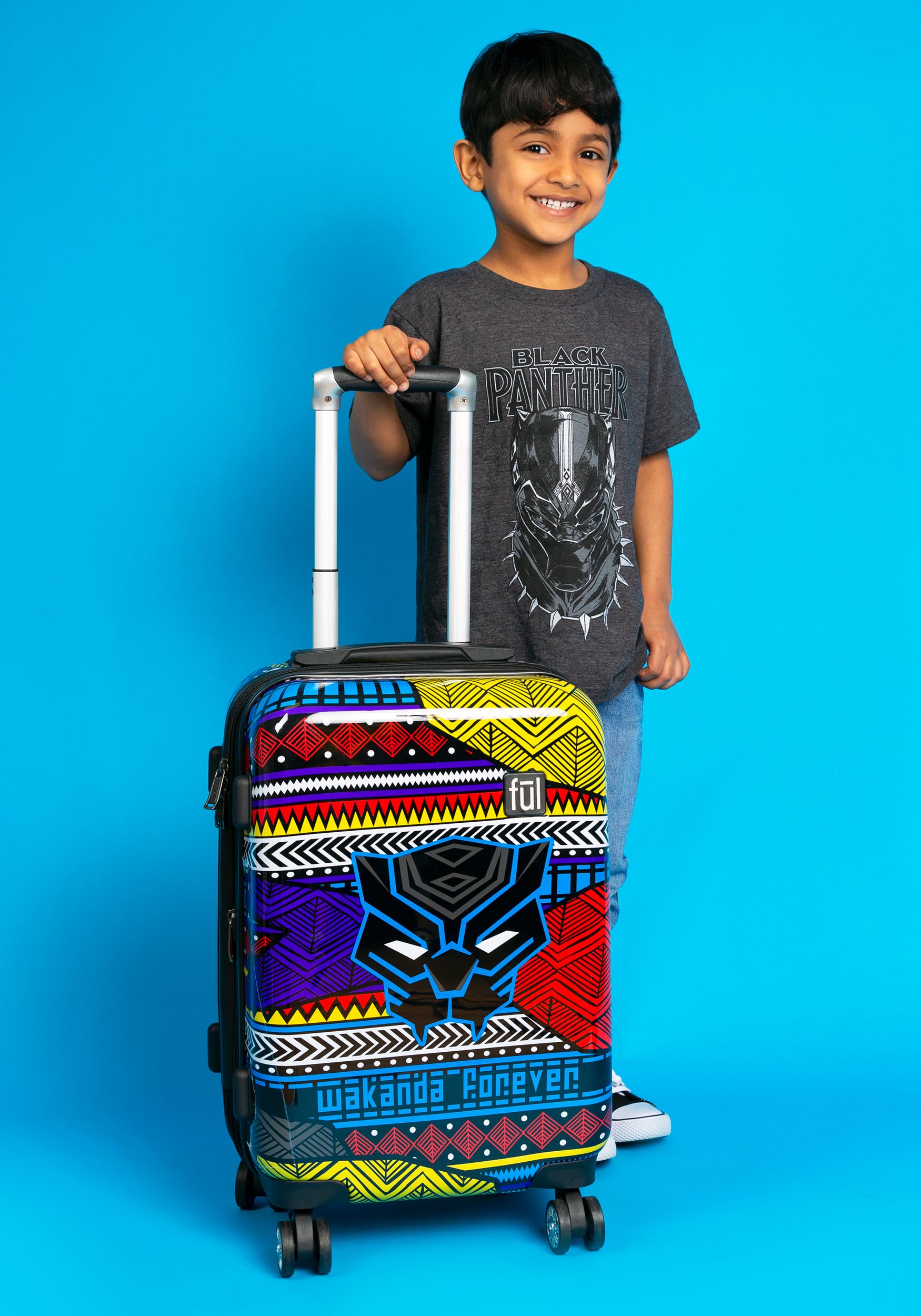 marvel black panther suitcase