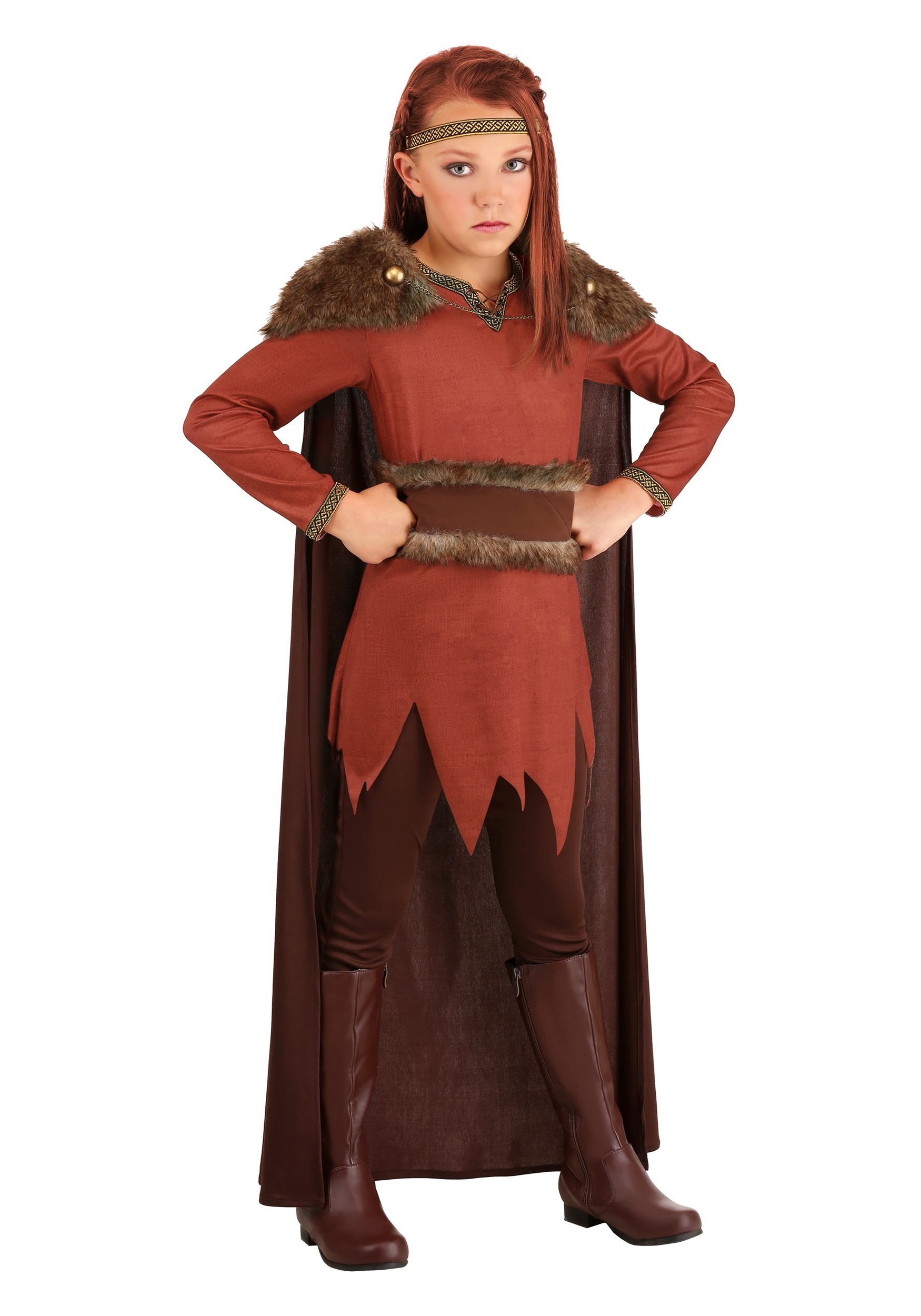 Viking Hero Costume for Girls