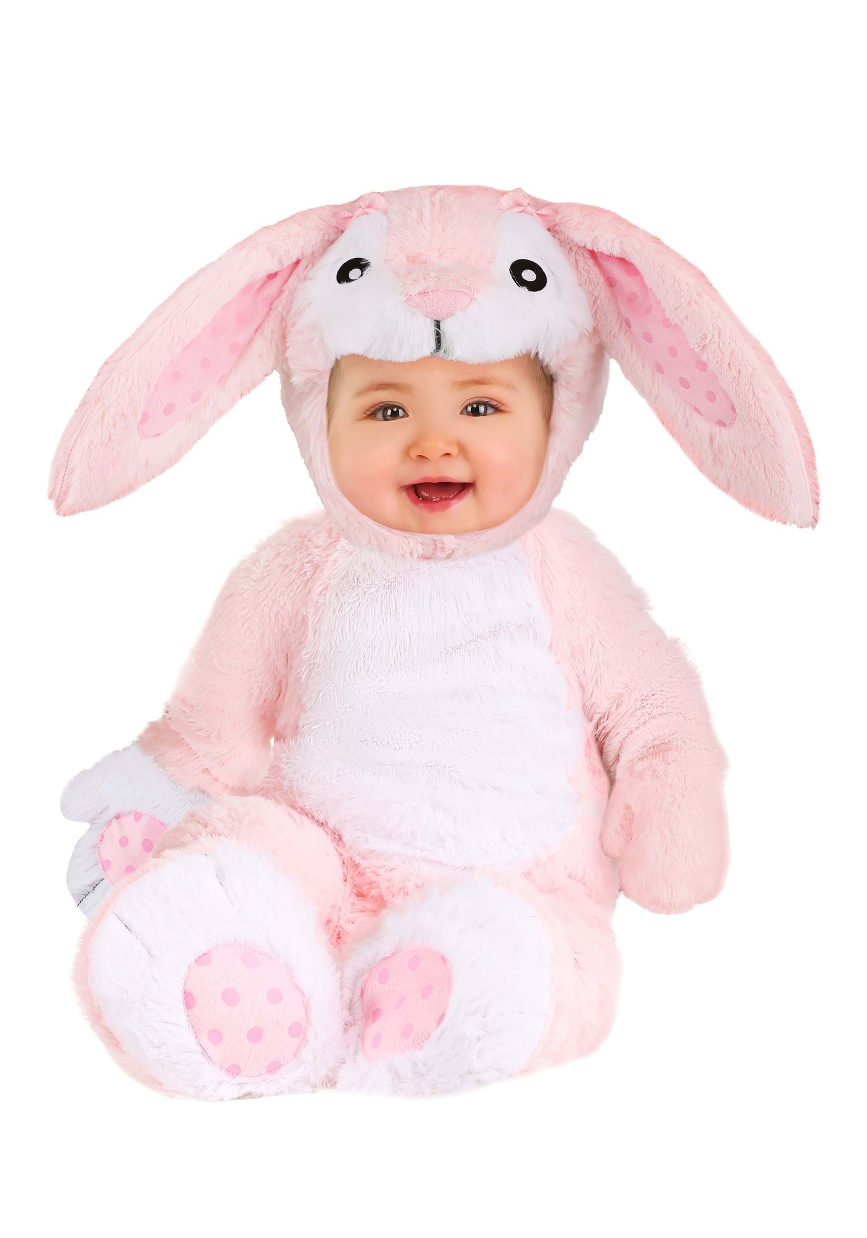 Fluffy Pink Bunny Baby Costume | Bunny Costumes
