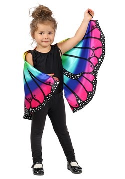 Kids' Rainbow Butterfly Wing Cape Accessory