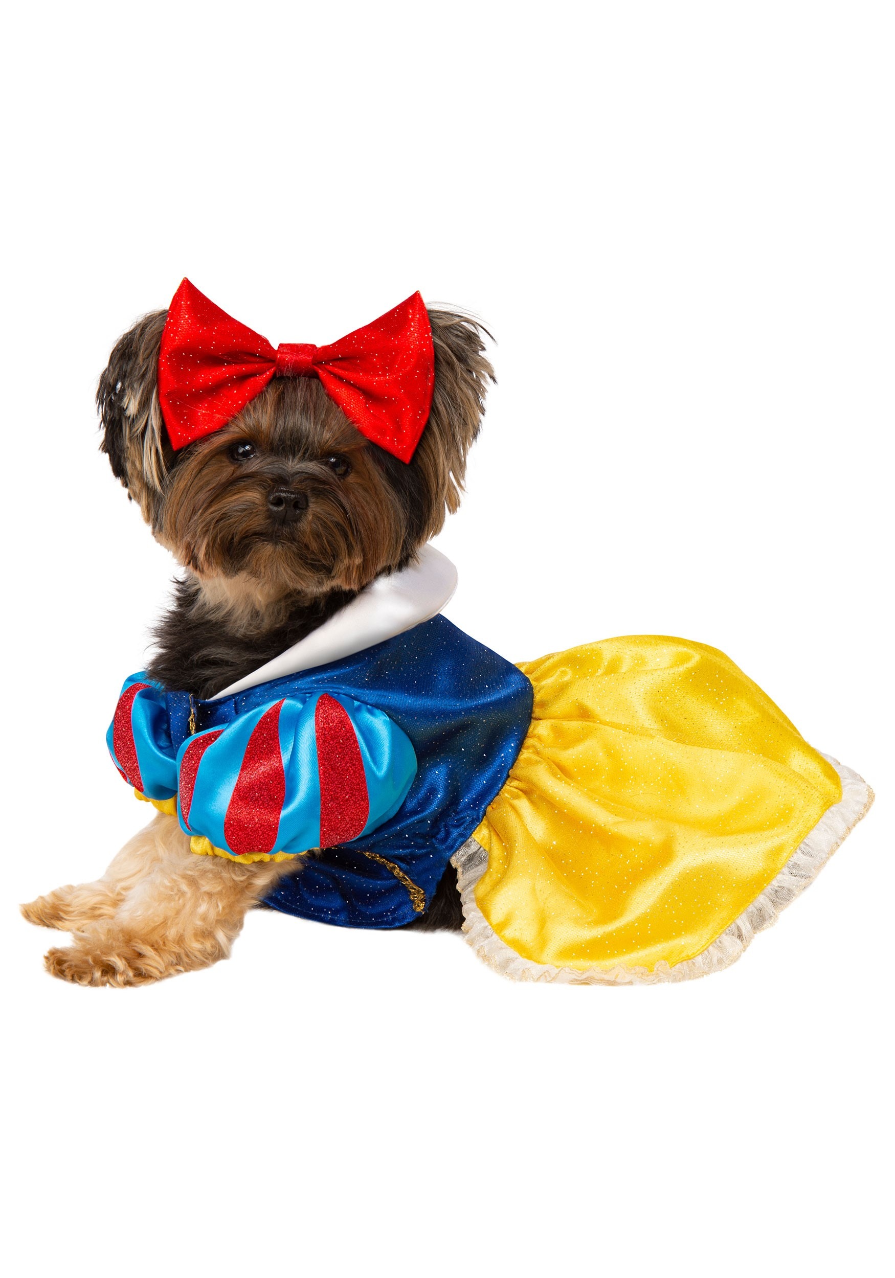 Photos - Fancy Dress Rubies Costume Co. Inc Snow White Pet Dog Costume Blue/Red/Yellow 