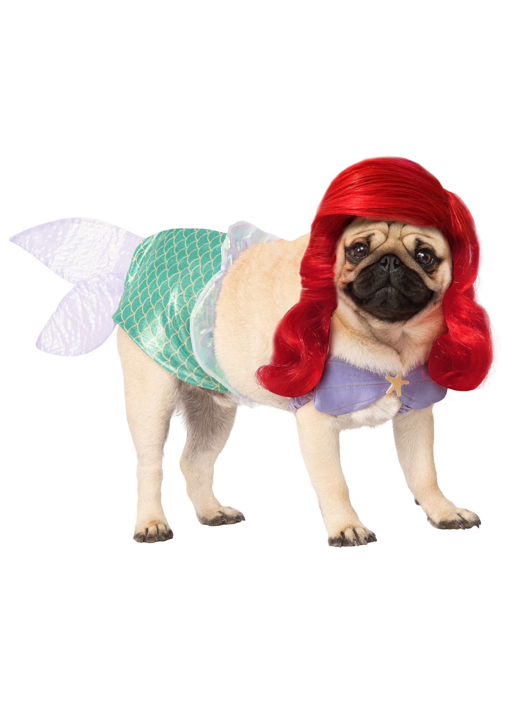 Photos - Fancy Dress Rubies Costume Co. Inc Ariel Pet Dog Costume | Disney Pet Halloween Costum 