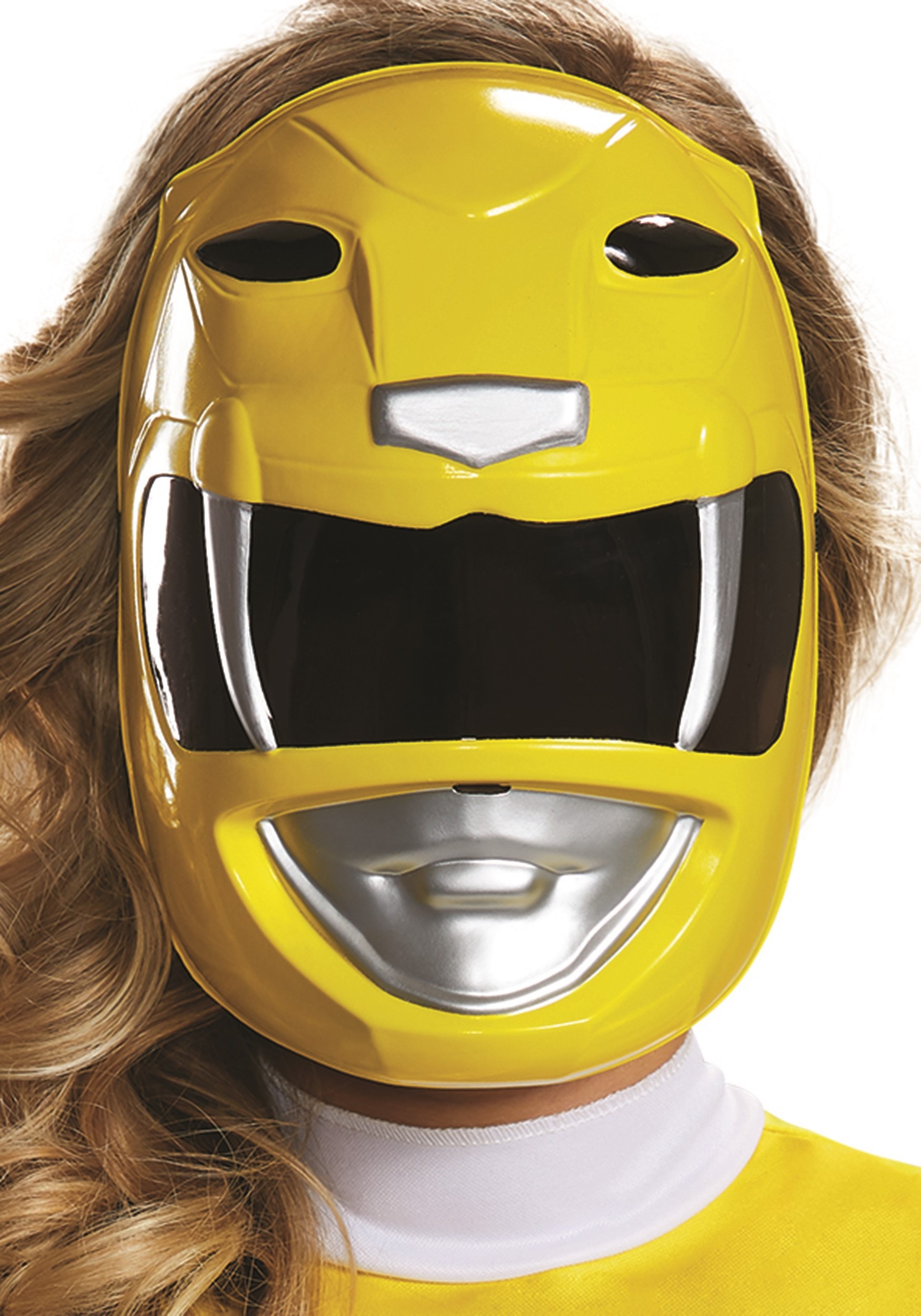 Power Rangers Yellow Ranger Mask for Adults