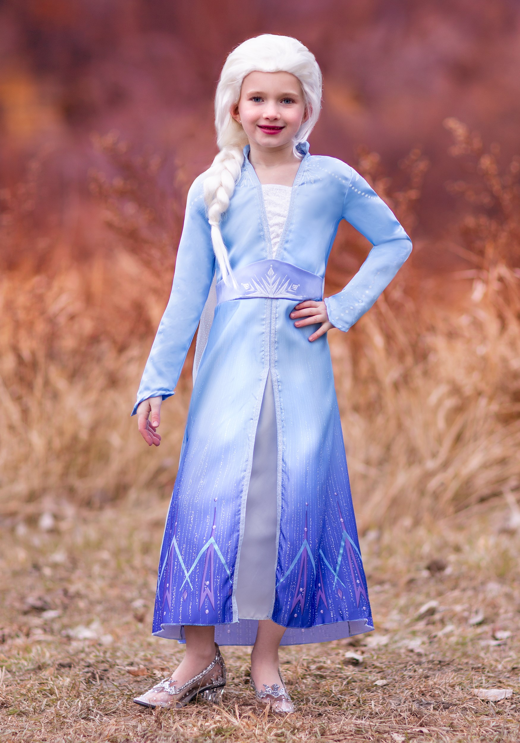 Elsa Frozen 2 Dresselsa Blue Frozen Costumebirthday Girl 