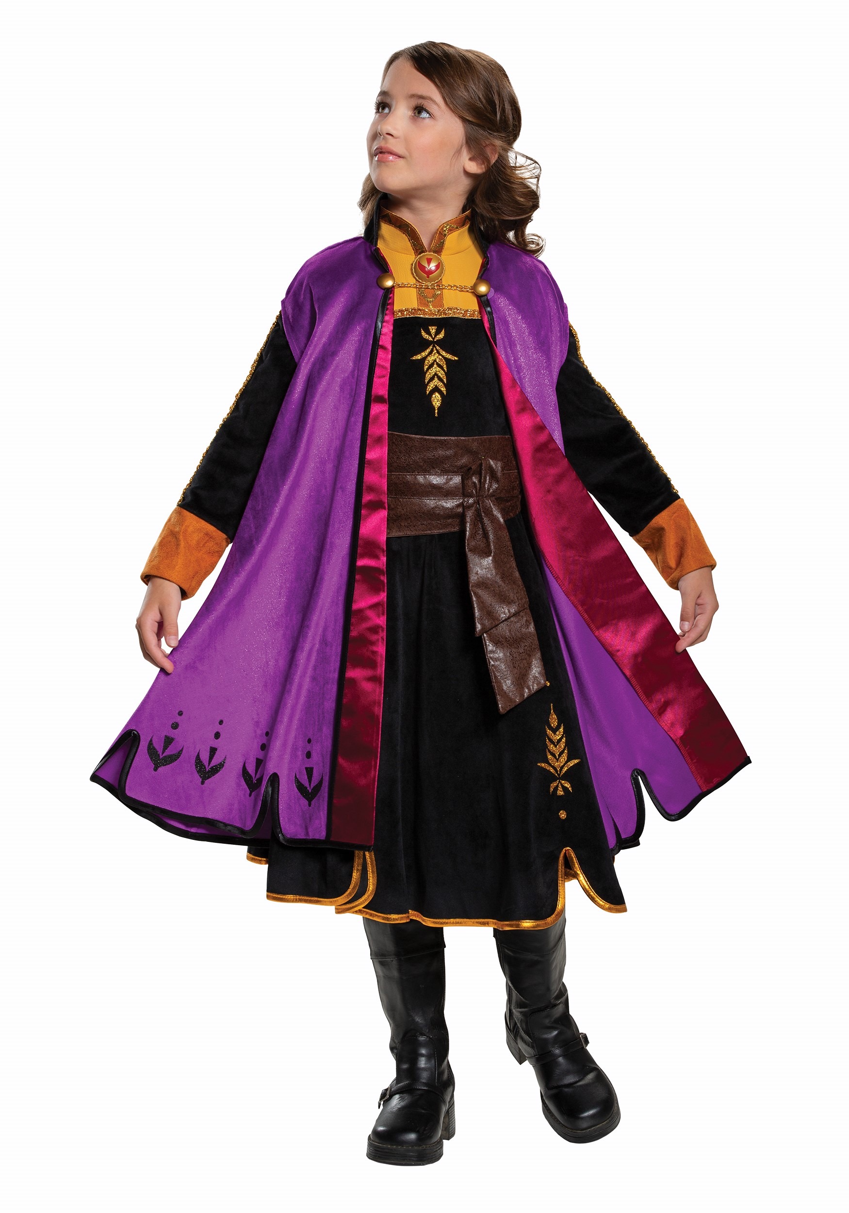 Photos - Fancy Dress Prestige Disguise Girls Anna Frozen 2  Costume Black/Purple DI22927 