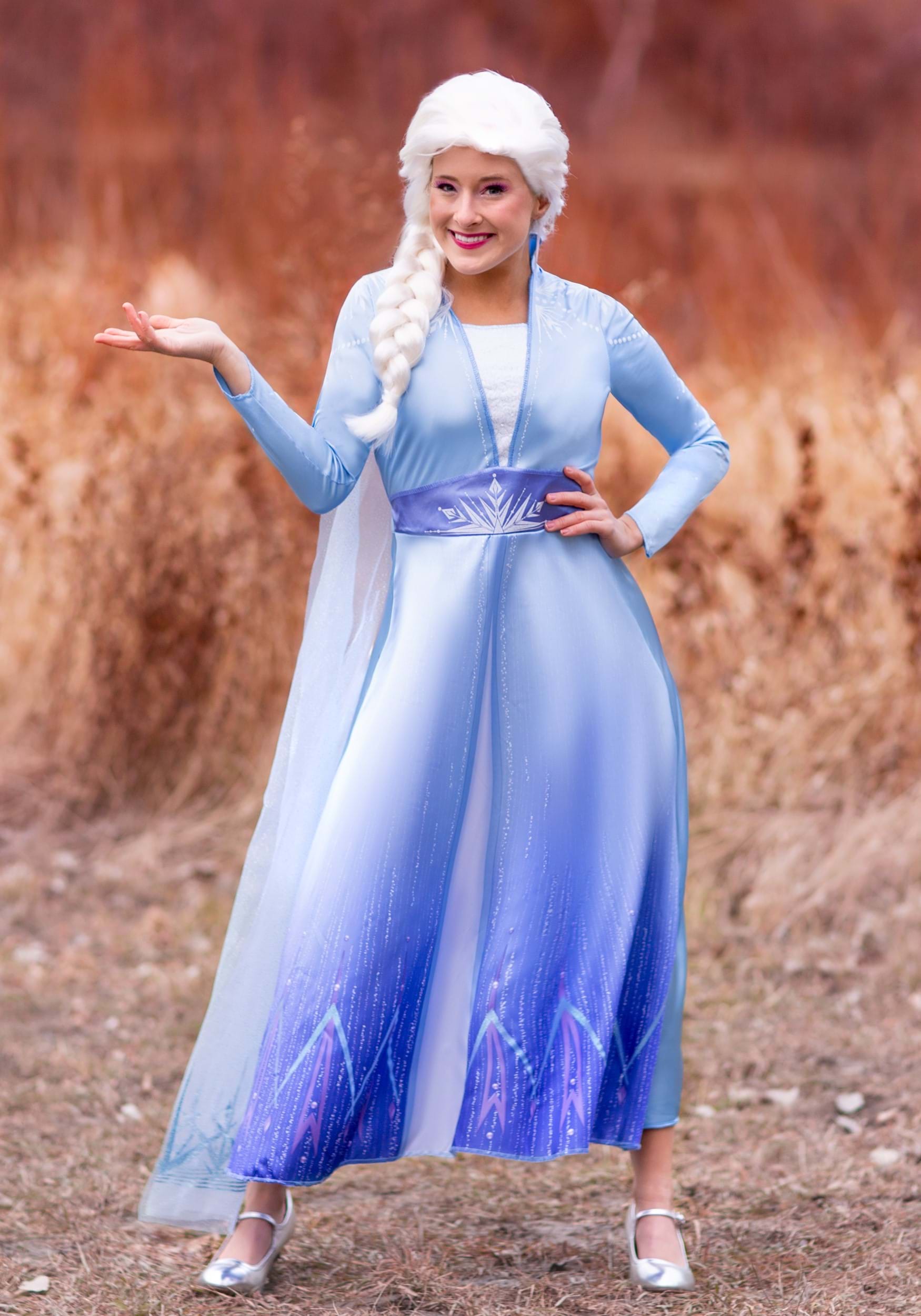 Frozen 2 Elsa Purple Dress, Frozen 2 Elsa Nightgown Red Dress – Coserz