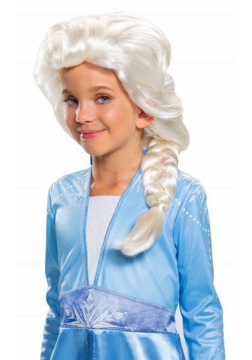 Frozen 2 Elsa Girls Wig