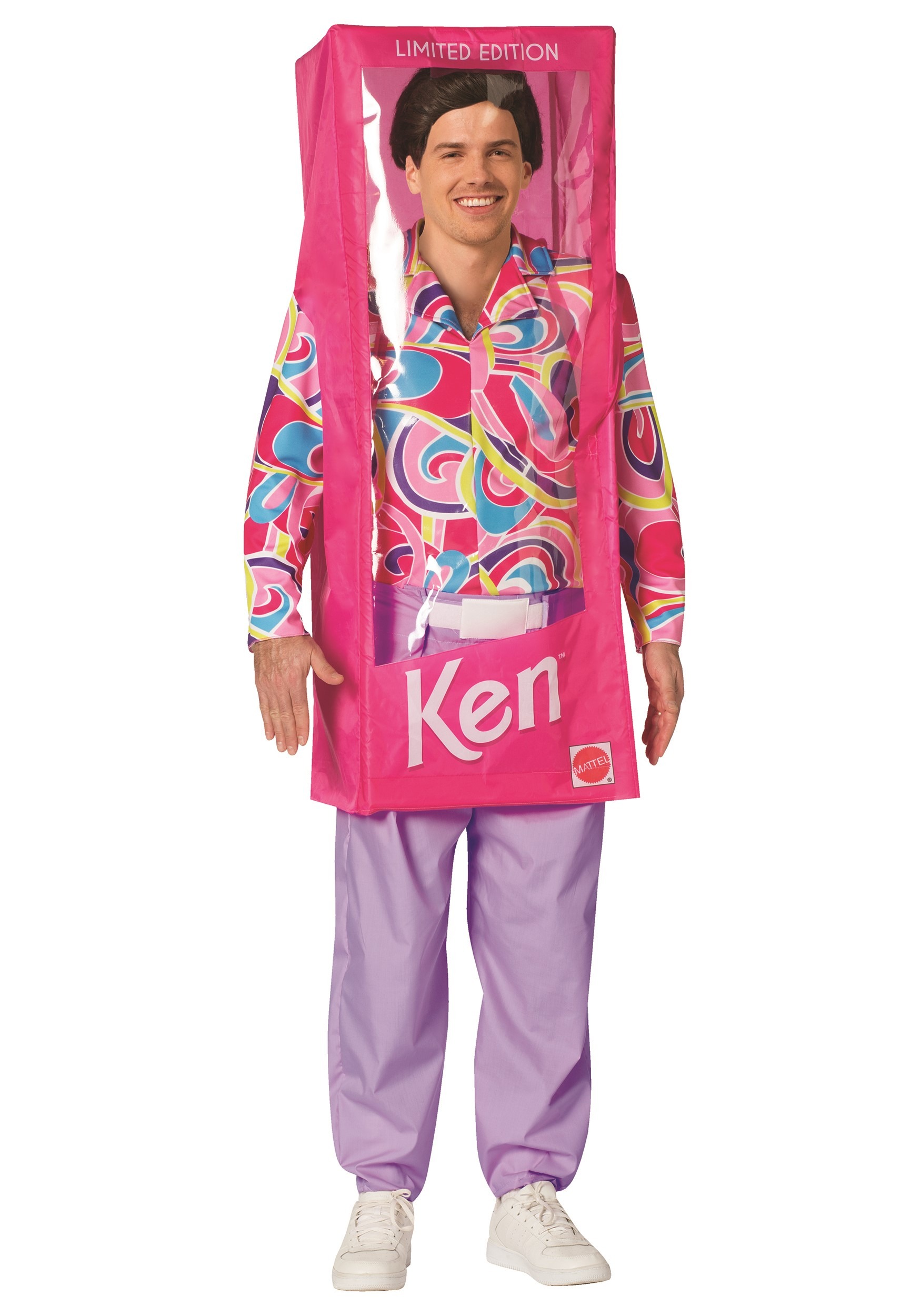Photos - Fancy Dress Morris Costumes Ken Adult Barbie Box Pink MO4345 