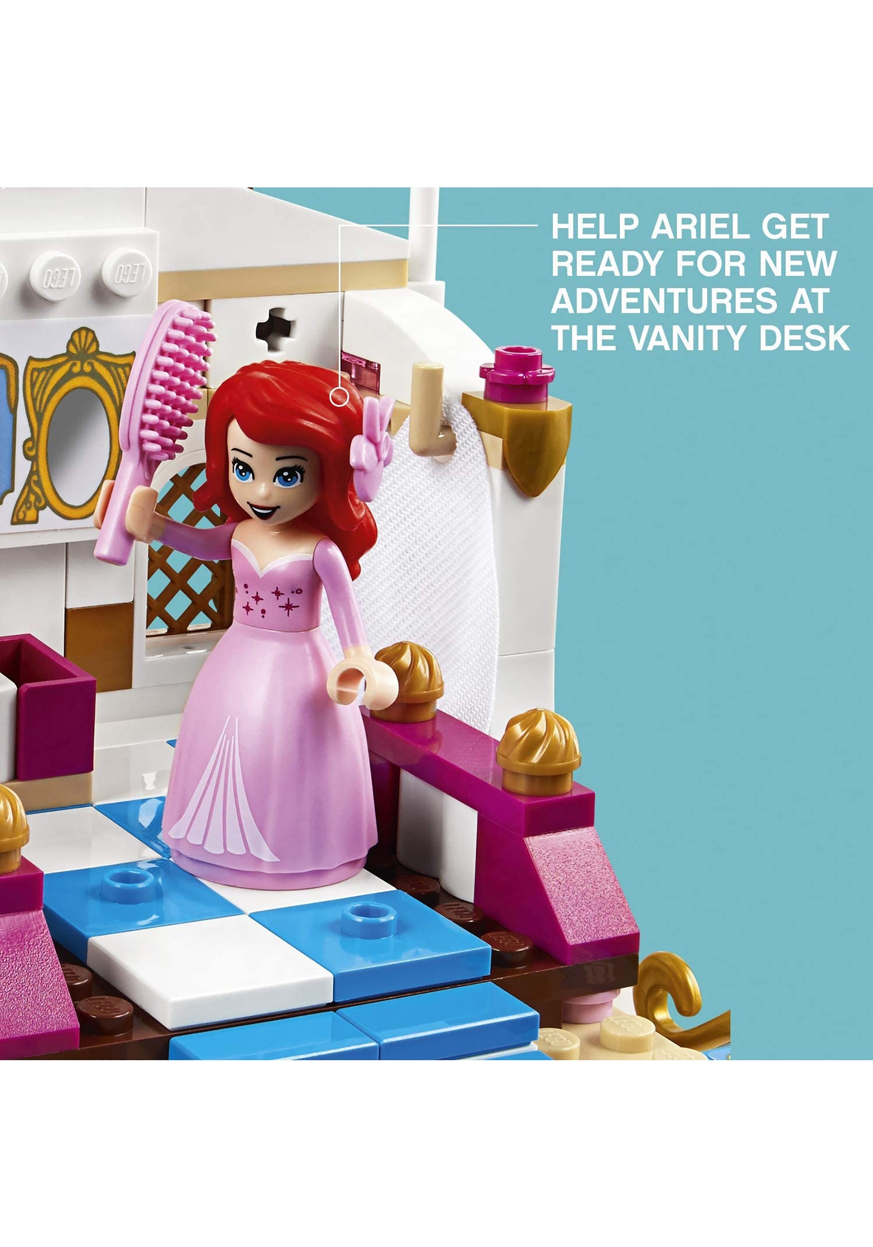 lego princess ariel boat
