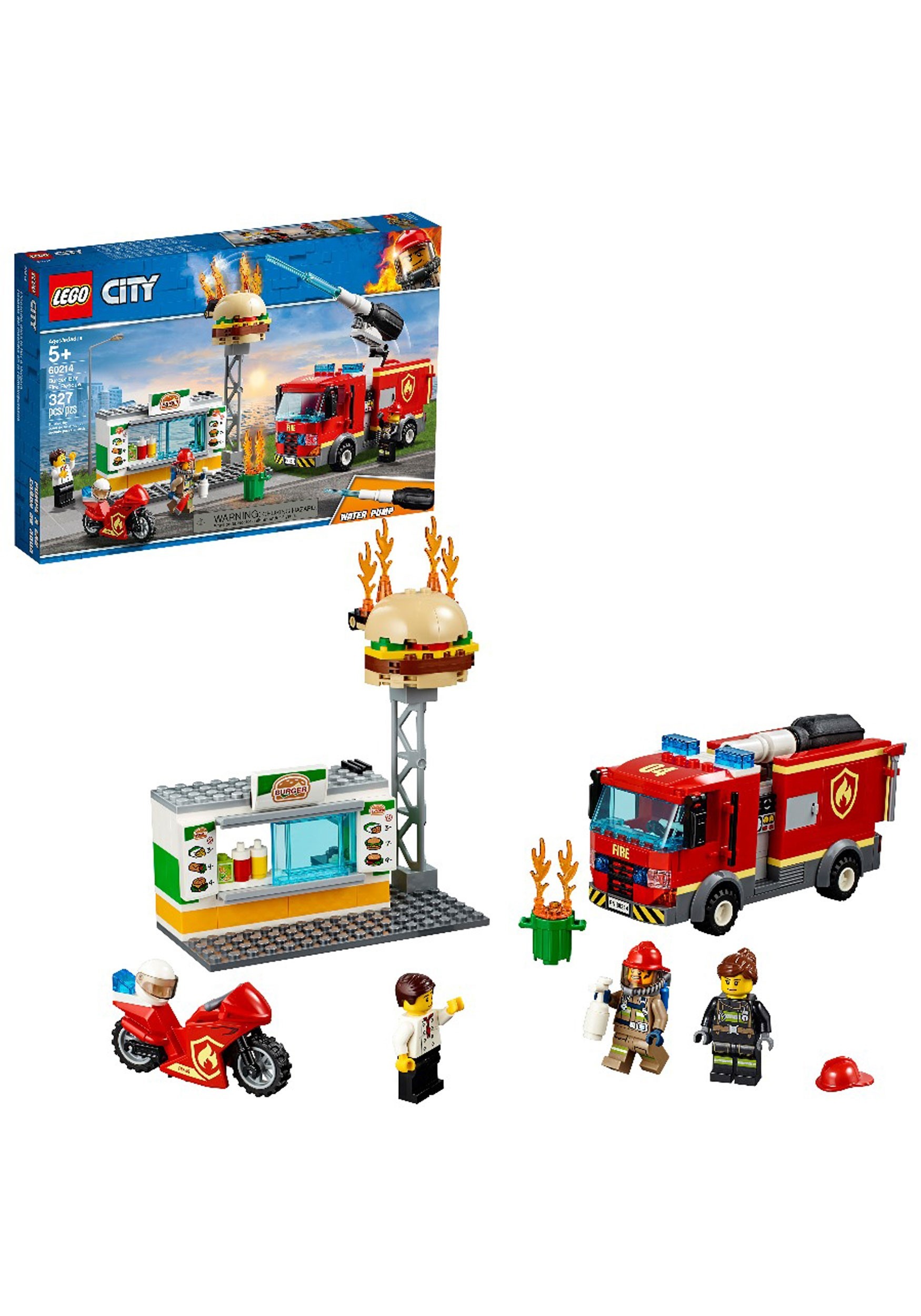 Burger Bar Fire Rescue LEGO City Building Set
