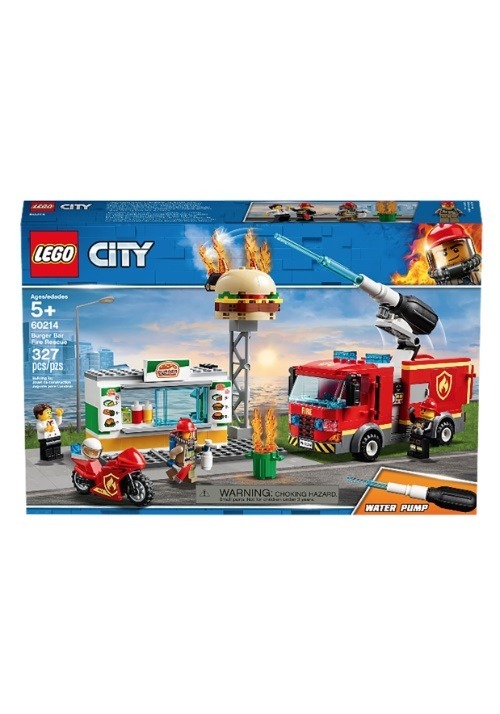 lego city burger bar fire rescue