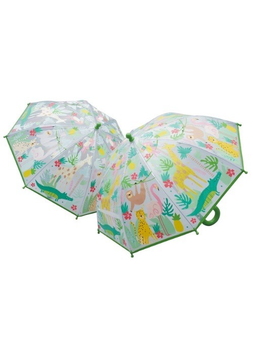 Jungle Animals Color Changing Umbrella