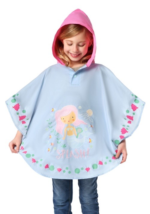 Mermaid Color Changing Poncho11