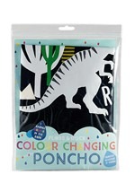 Color Changing Kids Dinosaur Poncho Alt 4