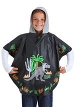 Color Changing Kids Dinosaur Poncho Alt 3