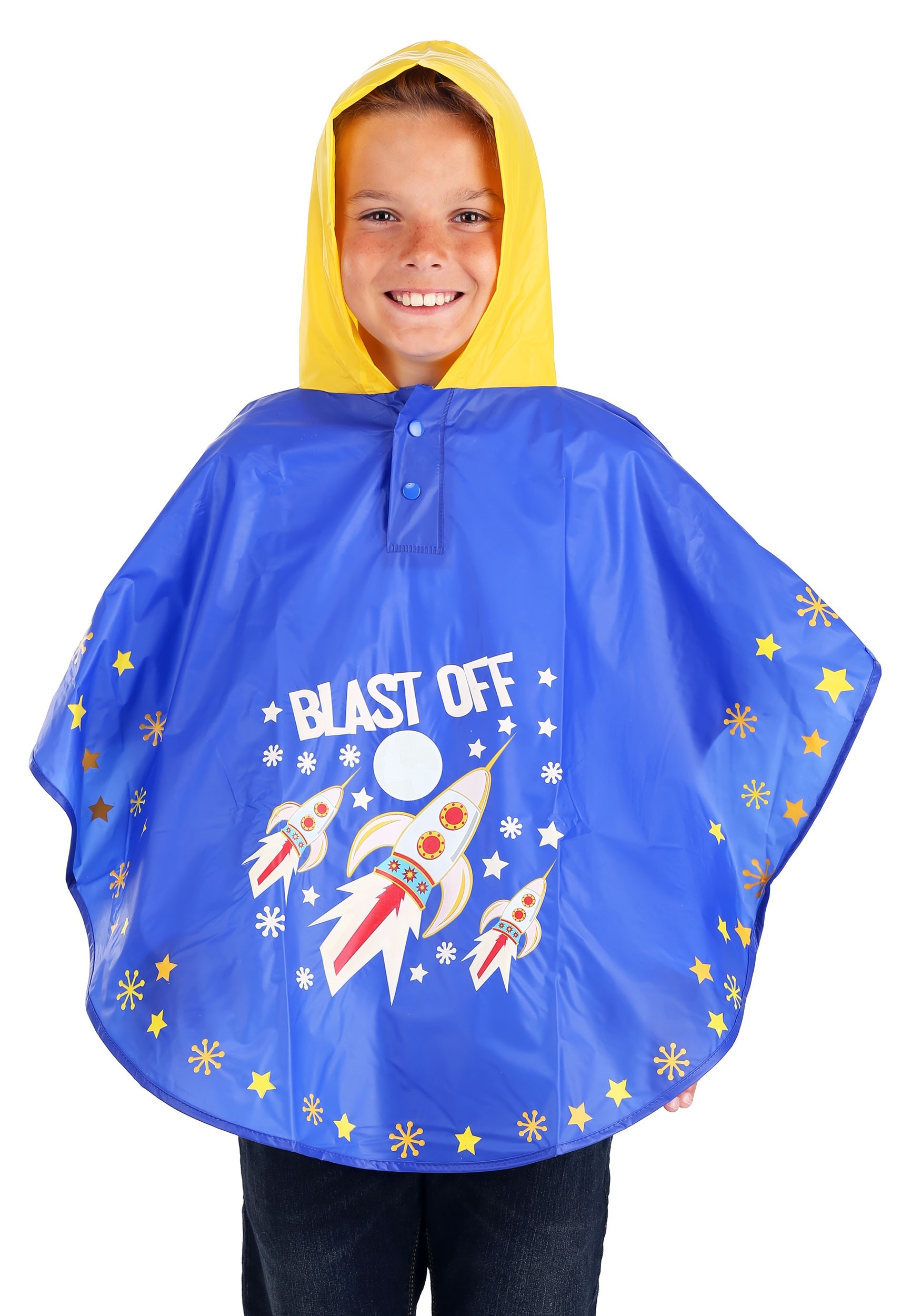Space / Rocket Poncho Color Changing