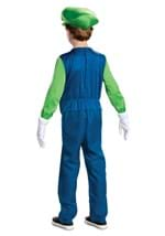 Super Mario Brothers Boys Luigi Deluxe Costume Alt 1